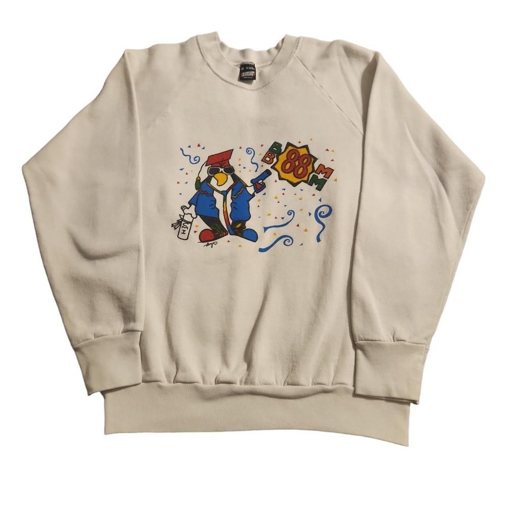 Vintage 1988 Raglan Crew Neck sweatshirt 
Screen Stars Tag